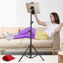 Tripé Pedestal 2 Metros + Suporte 2 Em 1 Tablet iPad Celular + adaptador 360°