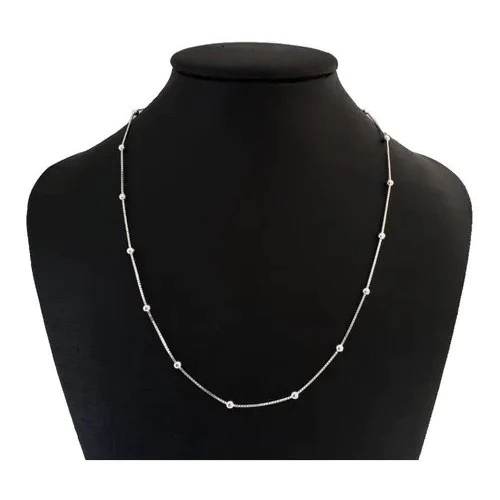 Colar Veneziana Delicado com Bolinha
