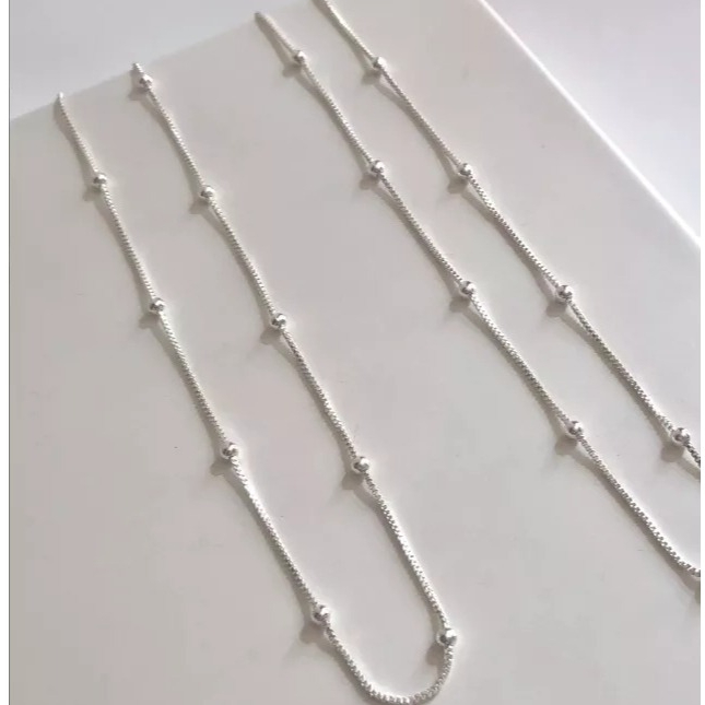 Colar Veneziana Delicado com Bolinha