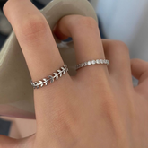 Conjunto de Anéis Elegance – Sofisticação Delicada
