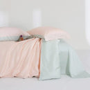 Monocromática Plain Set cama, 100% Lyocell, Texturizados de Eucalyptus, Capa de edredão, Lençol, 2 Fronhas, Refrigeração suave, Twin, Duplo, Queen