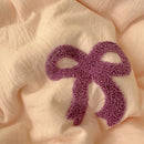 Conjunto de lençóis de 3 peças Chut bowknot bordado conjunto de capa de edredão, conjunto de cama confortável colcha para toda a temporada