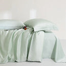 Monocromática Plain Set cama, 100% Lyocell, Texturizados de Eucalyptus, Capa de edredão, Lençol, 2 Fronhas, Refrigeração suave, Twin, Duplo, Queen