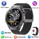 2025 gt5 pro gps track relógio inteligente masculino 360*360 tela amoled nfc bt chamada de fitness ip68 à prova dip68 água monitor saúde homem smartwatches