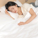 Conjunto de 4 peças - Cama dupla descartável, incluindo capa de edredom, lençóis e fronhas * 2 - adequada para viagens, hotéis, trens