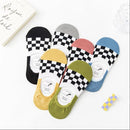 4 pares de meias com estampa de letras e coração, meias de cano médio de rua confortáveis e fofas, meias e meias femininas