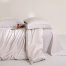 Monocromática Plain Set cama, 100% Lyocell, Texturizados de Eucalyptus, Capa de edredão, Lençol, 2 Fronhas, Refrigeração suave, Twin, Duplo, Queen