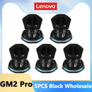 Escolha lenovo gm2 pro fone de ouvido bluetooth 5.3 fones com microfone 9d estéreo pro 6 modos duplos jogo música sem fio fone