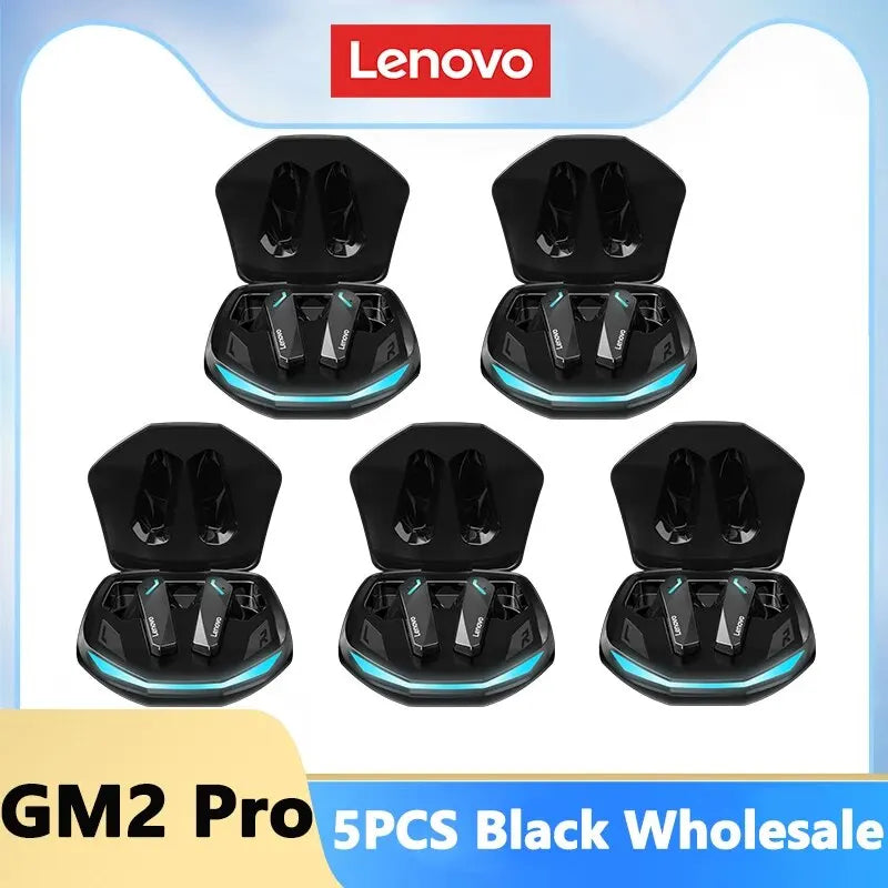 Escolha lenovo gm2 pro fone de ouvido bluetooth 5.3 fones com microfone 9d estéreo pro 6 modos duplos jogo música sem fio fone