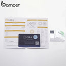 Bamoer d cor vvs1 ex moissanite flor anel 1ct redondo moissanite diamante solitaire noivado 925 anéis de prata esterlina para wo