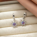 Colar Retro com ente de Pedra Proteica Multicolorida e ente de Estrela de Zircônia Microset, Joia da Moda, Nova Chegada