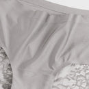 3 peças - Calcinha de seda gelada de cintura média, sem costura