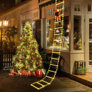 Decoração de natal LED - Papai Noel Escada de Escalada 3M