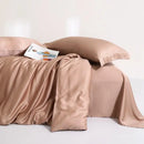 Monocromática Plain Set cama, 100% Lyocell, Texturizados de Eucalyptus, Capa de edredão, Lençol, 2 Fronhas, Refrigeração suave, Twin, Duplo, Queen