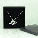 Colar 45cm Pingente Patuá Olho Grego Figa Trevo Prata 925