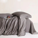 Monocromática Plain Set cama, 100% Lyocell, Texturizados de Eucalyptus, Capa de edredão, Lençol, 2 Fronhas, Refrigeração suave, Twin, Duplo, Queen