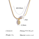 WILD & FREE Moda de luxo aço inoxidável pingente colar cristal charme pulseira 18k banhado a ouro chique requintado conjunto jóias