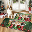 Vikama tapete de natal bonito 5 gatinhos tapete porta macio bem-vindo sala estar tapete para o quarto decoração casa