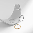 Modian 925 prata esterlina simples moda empilhável anel clássico onda geométrica requintado anéis de dedo para mulheres festa jóias