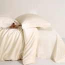 Monocromática Plain Set cama, 100% Lyocell, Texturizados de Eucalyptus, Capa de edredão, Lençol, 2 Fronhas, Refrigeração suave, Twin, Duplo, Queen