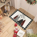 Natal Kitchen Floor Mats, Plaid Pattern, Runner Rug para Decoração de Cozinha, Casa, Presentes Noel, Ano Novo, 2025, 2025