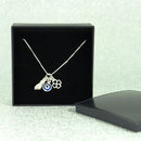 Colar 45cm Pingente Patuá Olho Grego Figa Trevo Prata 925