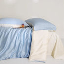 Monocromática Plain Set cama, 100% Lyocell, Texturizados de Eucalyptus, Capa de edredão, Lençol, 2 Fronhas, Refrigeração suave, Twin, Duplo, Queen