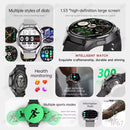 2025 gt5 pro gps track relógio inteligente masculino 360*360 tela amoled nfc bt chamada de fitness ip68 à prova dip68 água monitor saúde homem smartwatches