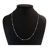 Colar Veneziana Delicado com Bolinha