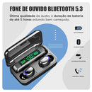 Fone M10 De Ouvido bluetooth 5.1 Sem Fio tws Estéreo Com Pod Carregador portatil
