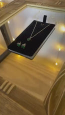 Conjunto Coração Zircônia – Brilho Intenso | Kit 2 Peças (Colar + Brinco)